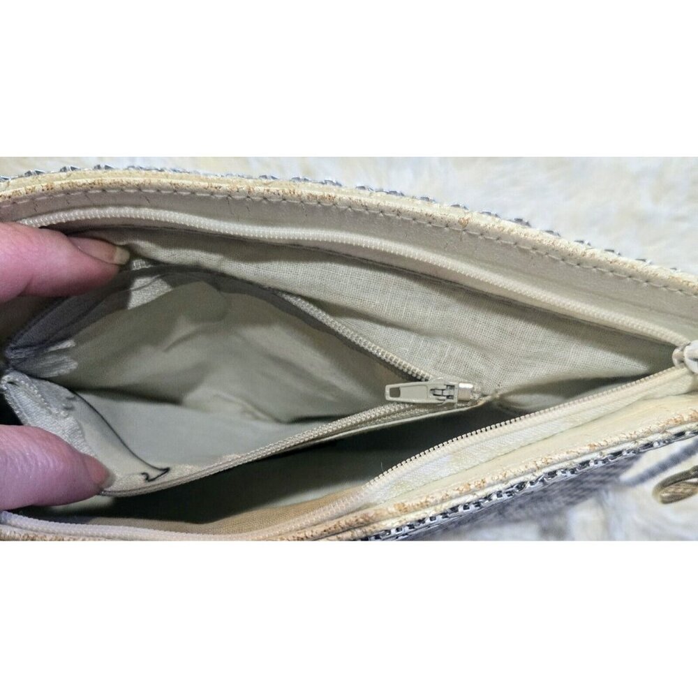Vintage Bags By Marlo White Metal Mesh Bag Purse With Strap - Picture 7 of 9